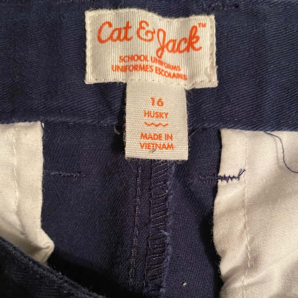 Navy blue school uniform bottoms